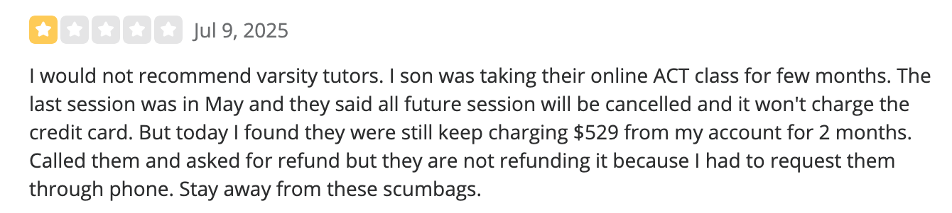 Review of Varsity Tutors: How reasonable is the pricing?