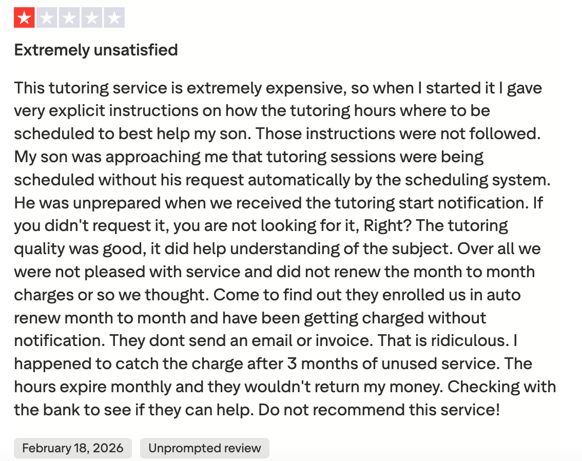 How much does Varsity Tutors cost? What people say