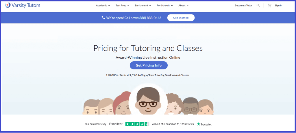 Varsity Tutors pricing