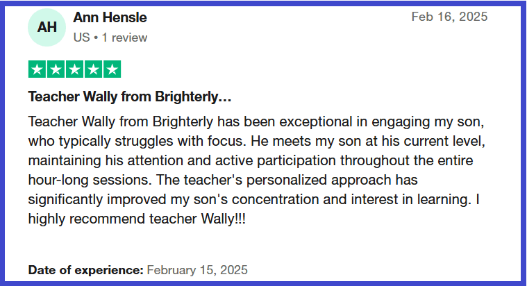 Experienced and verified Brighterly math tutors
