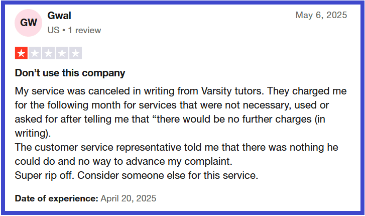 How much does Varsity Tutors cost? What people say
