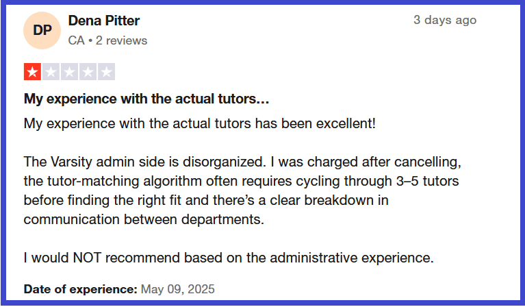 Varsity Tutors review: Disadvantages-1