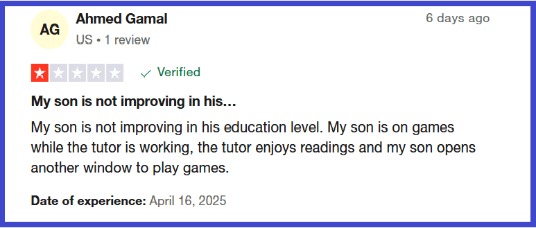 Varsity Tutors review: Disadvantages-2