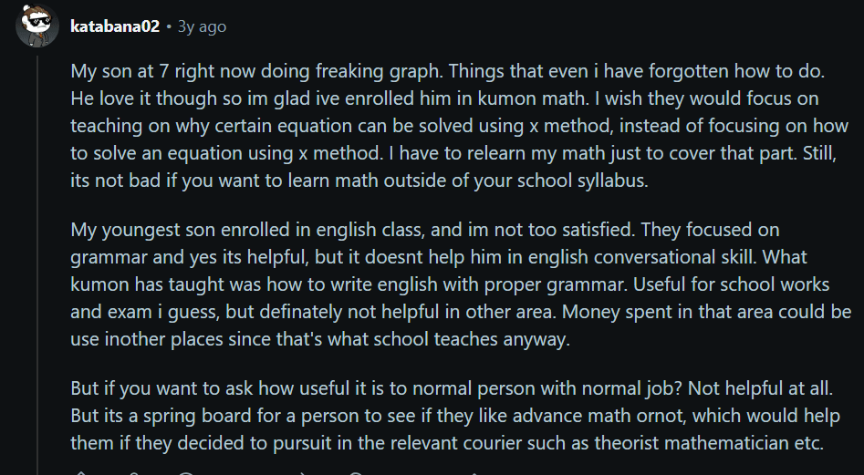 Kumon math and reading center reviews: What results to expect
