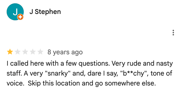 Huntington Learning Center reviews: Quality of customer support
