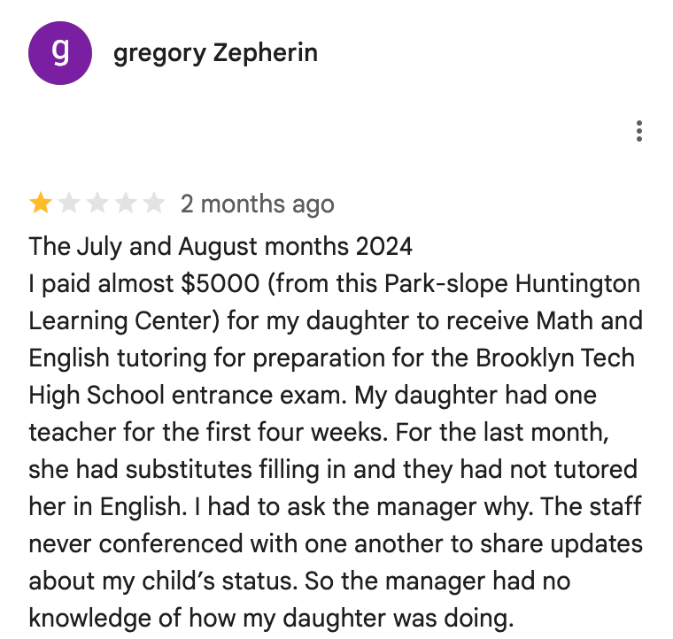 How does Huntington Learning Center work?
