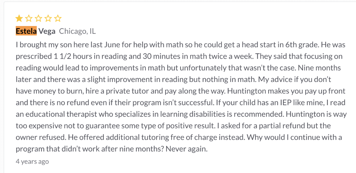 Is Huntington Learning Center worth the money? Pricing 