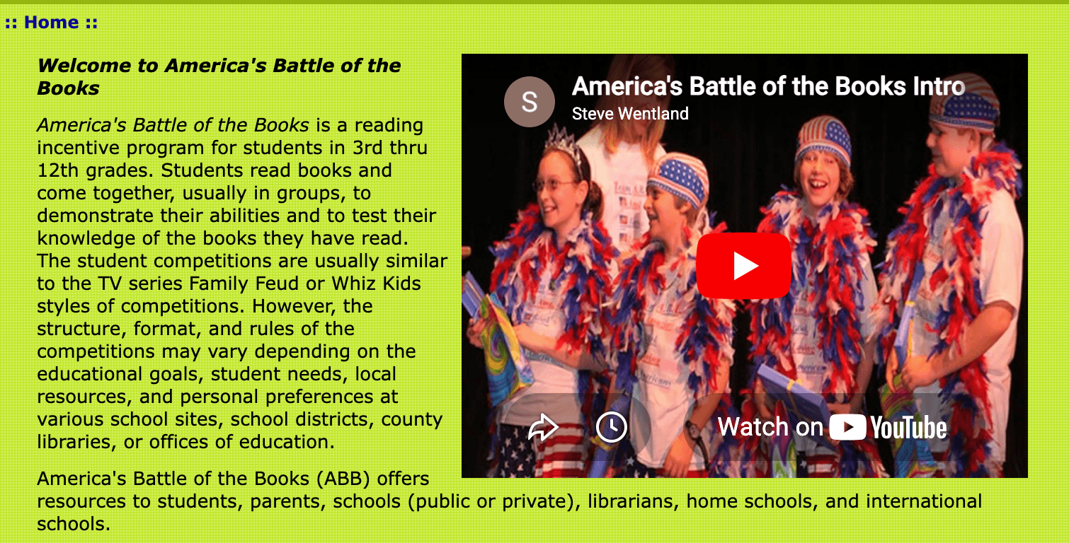 Battle of the Books