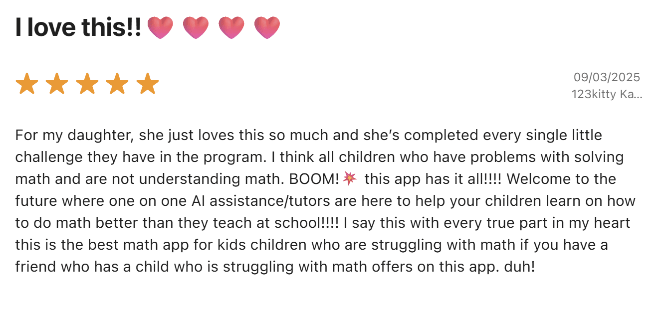 Synthesis Tutor review: User interface and experience