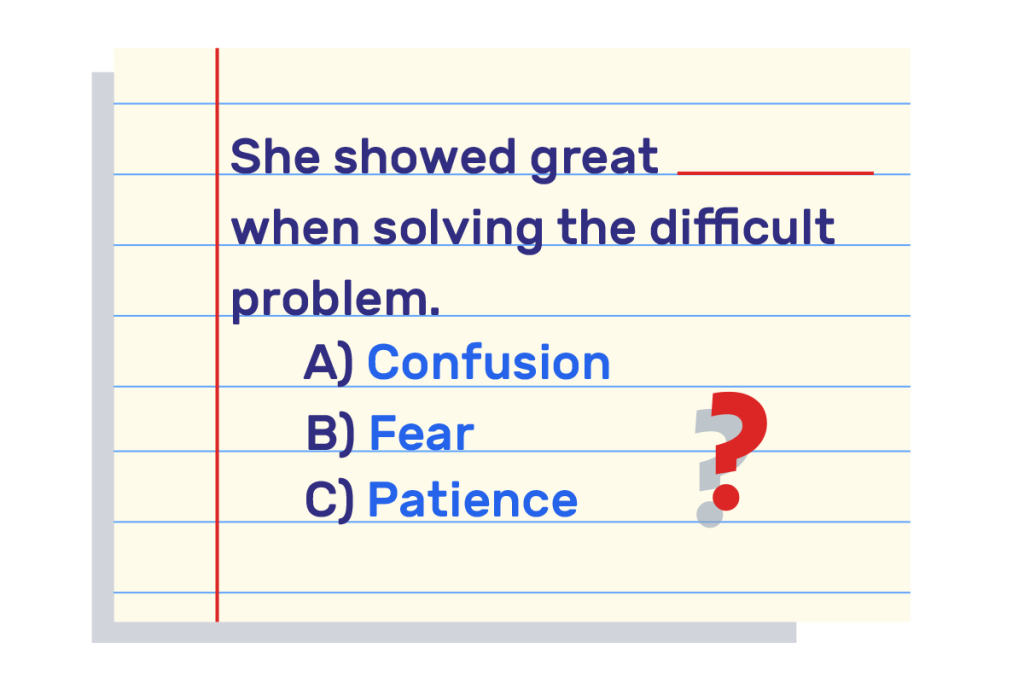 7. Which word best completes the sentence?