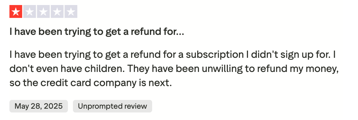 ABCmouse subscription: Autorenewal and cancellation problems