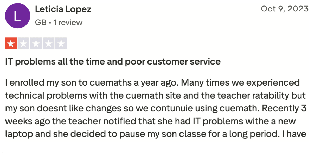 Cuemath Reddit review of the user interface and learning experience