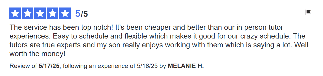 Learner tutoring price: The platform is worth it