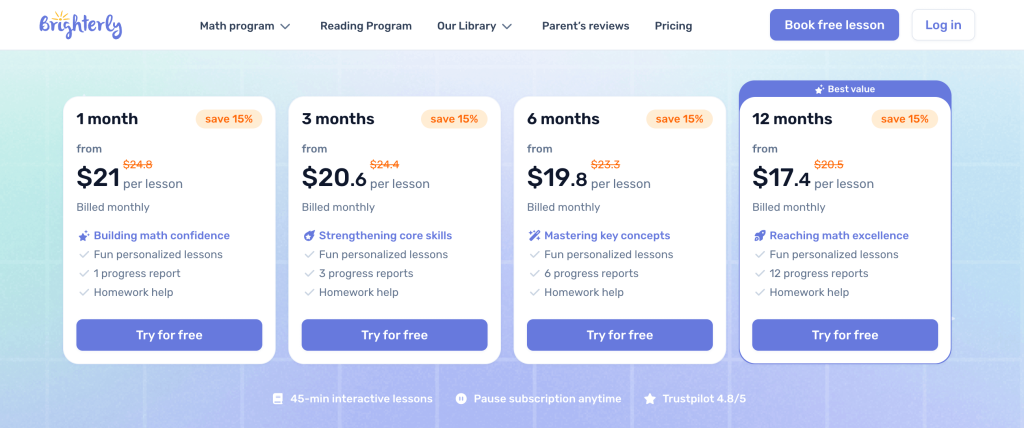 Why Brighterly reading program works