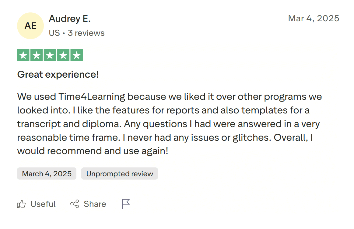 Time 4 Learning reviews