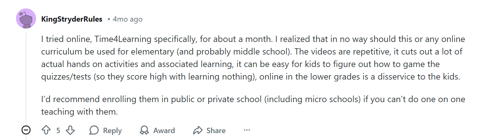 Time4Learning reviews