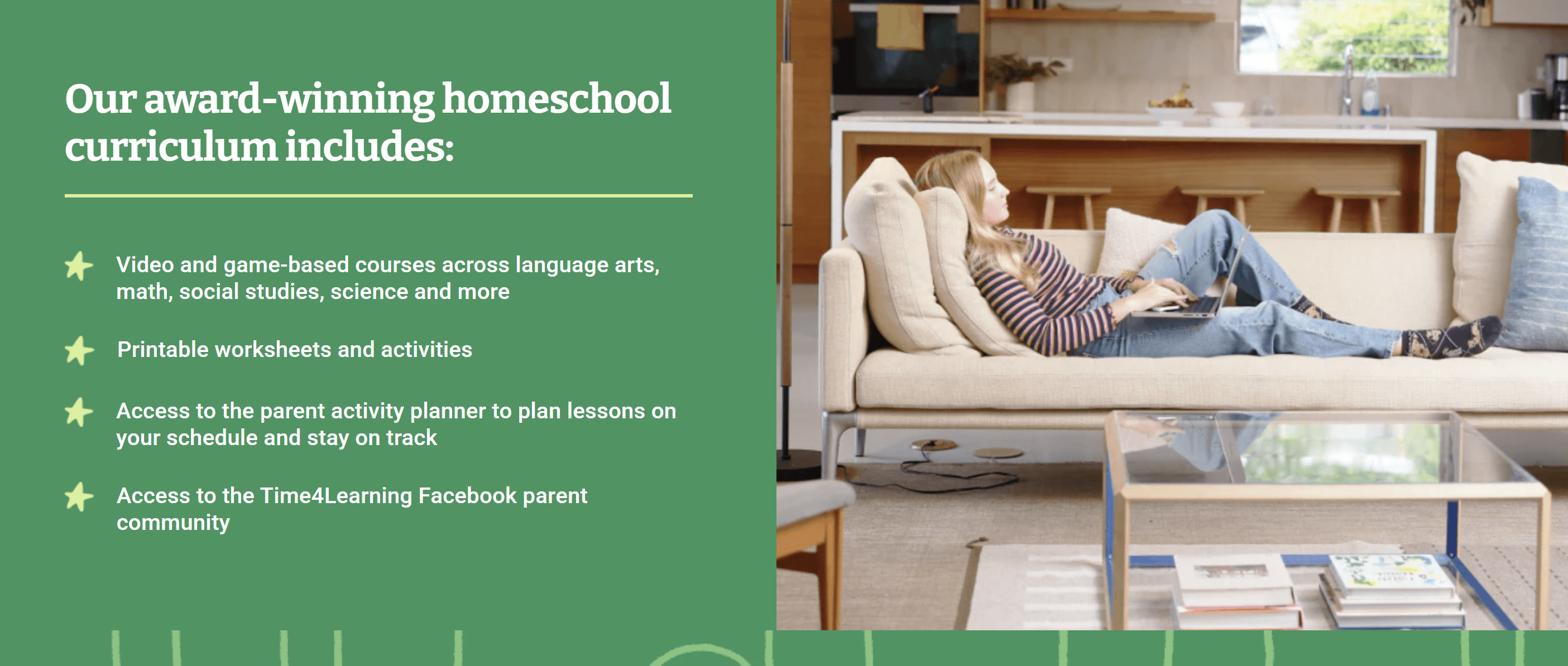 What is Time4Learning good at?