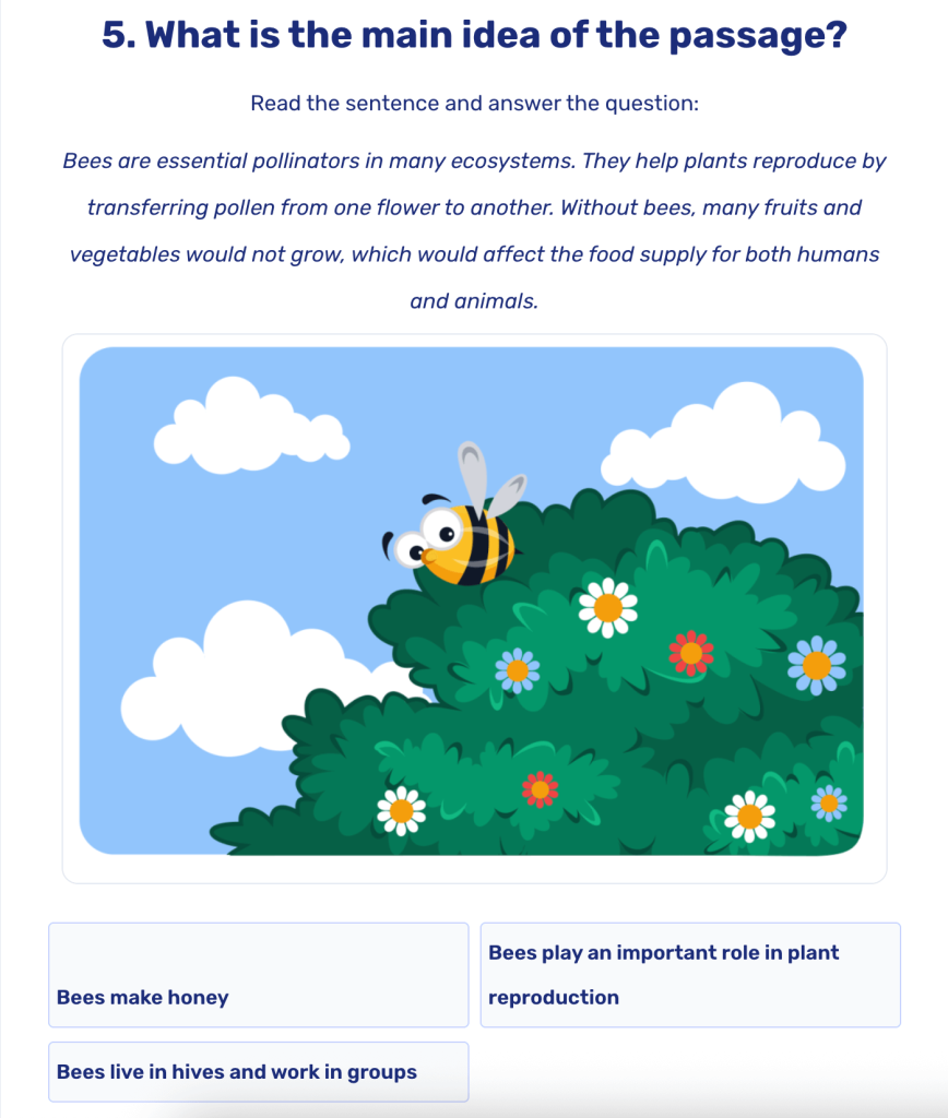 6th grade reading passage worksheets: Practice