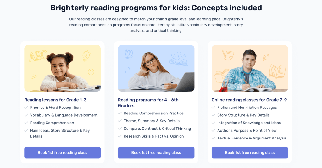 Brighterly: The best choice among kids reading websites