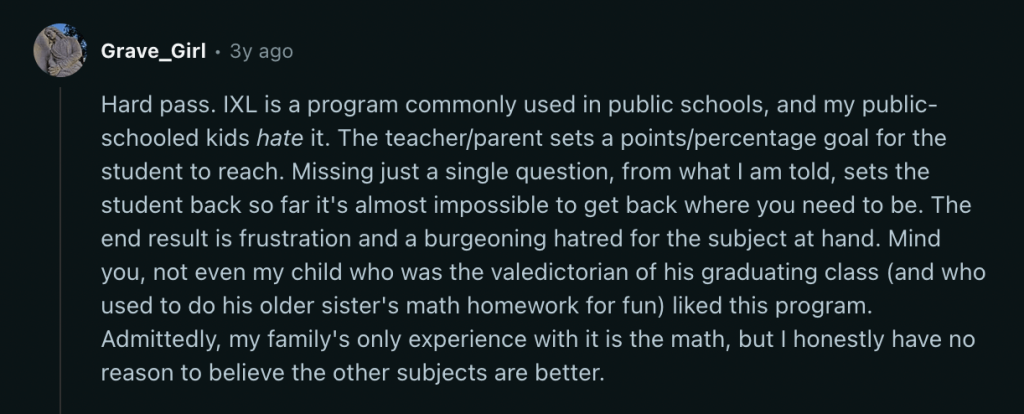 IXL reviews