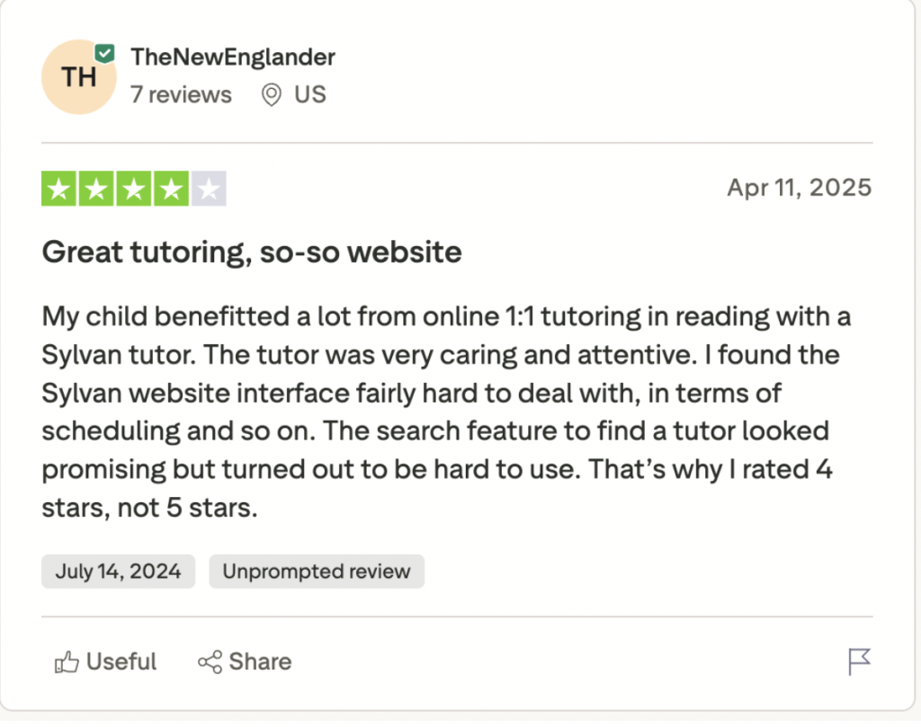 Sylvan reviews