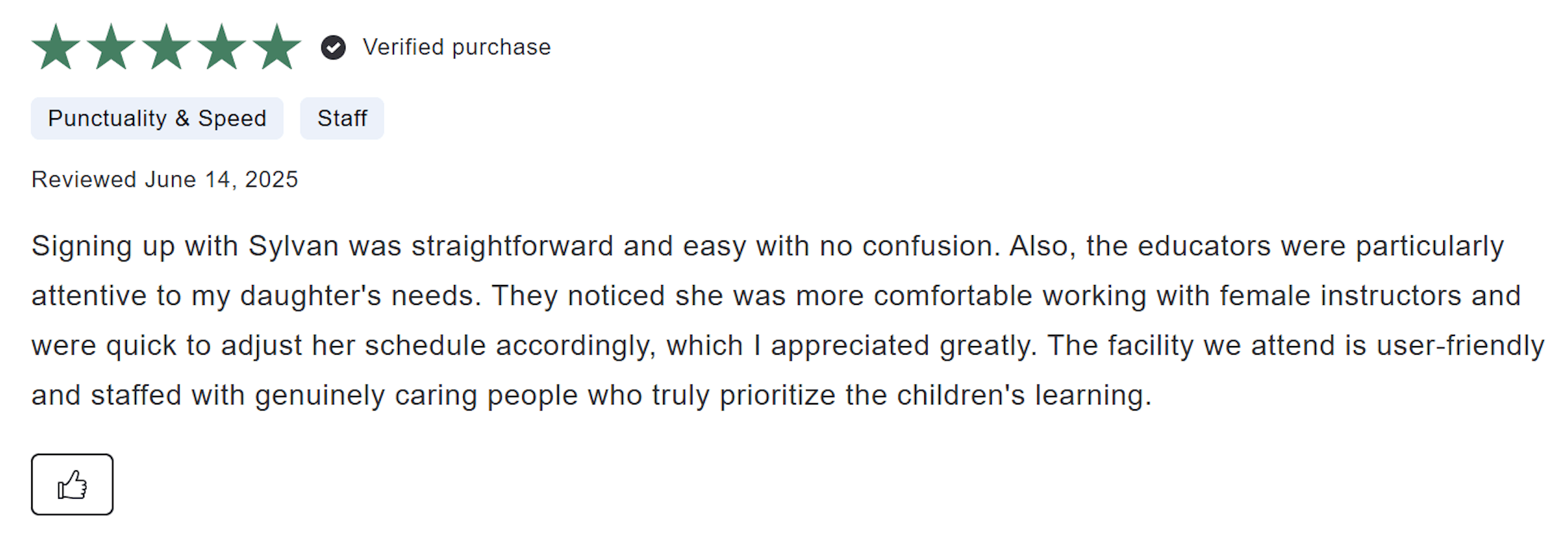 Sylvan Learning Centers Reviews: User Interface & Experience