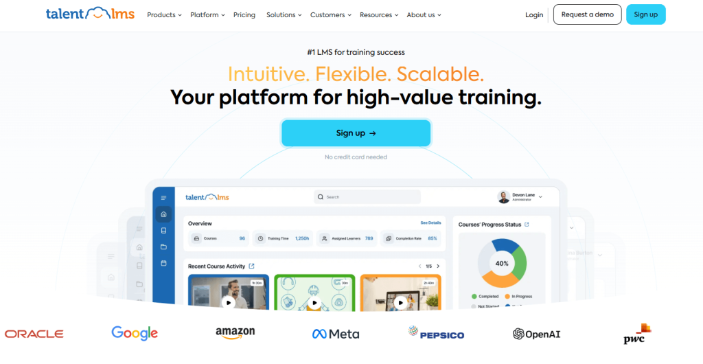 TalentLMS: Learning management solution