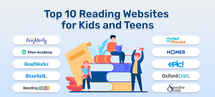 Top 10 Reading Websites for Kids and Teens in 2025