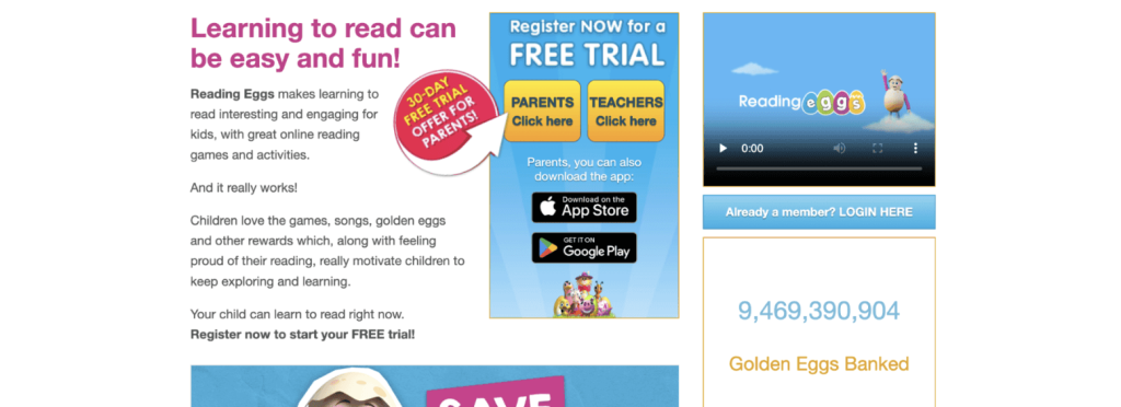 How does Reading Eggs work