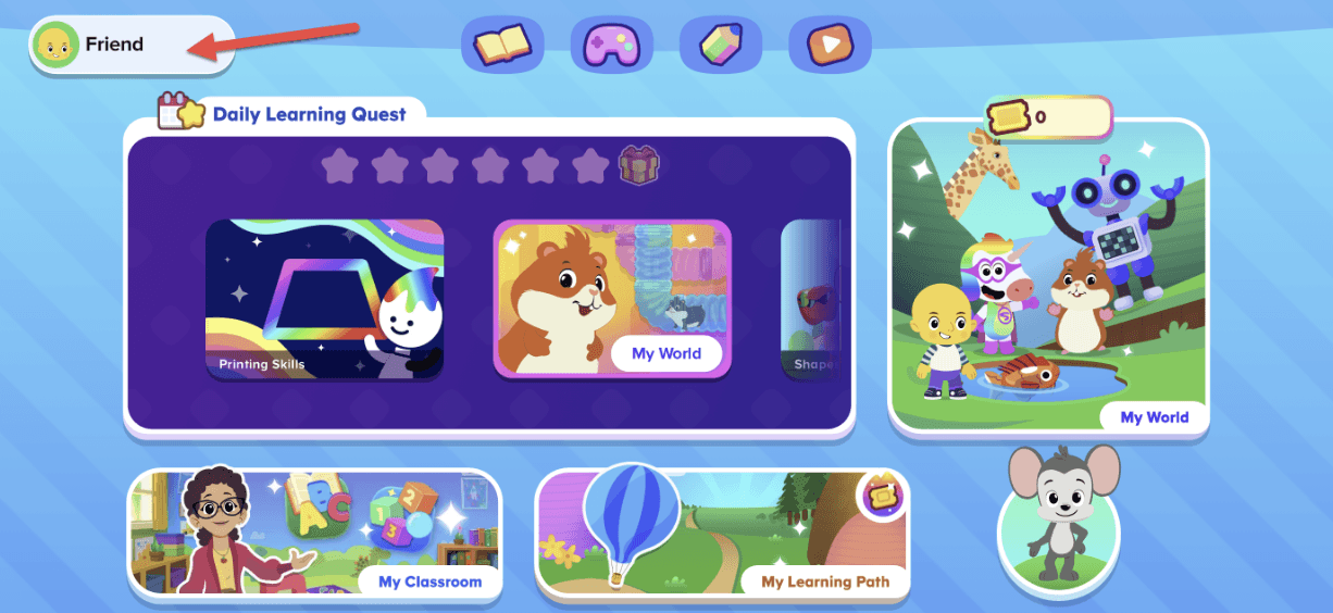 Navigate To Your Profile