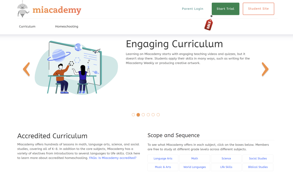 Is Miacademy a complete curriculum?