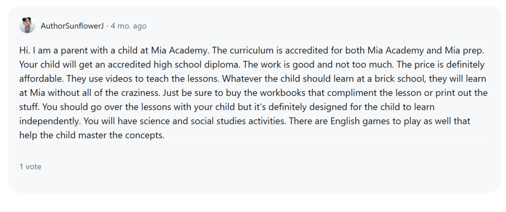Miacademy pricing