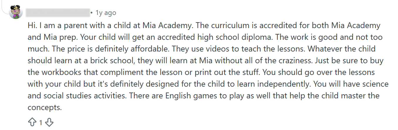 Miacademy Reviews: Customer Support