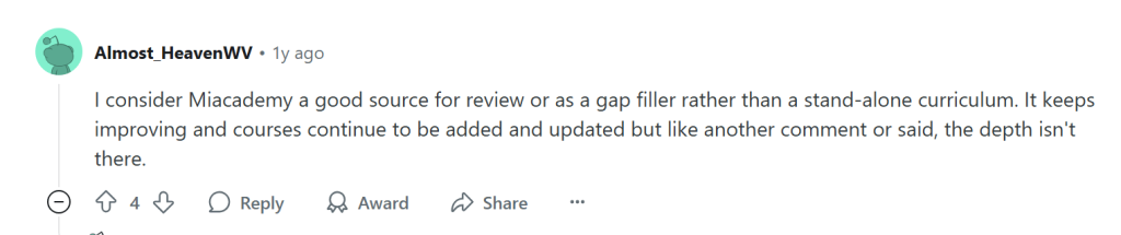 Miacademy reviews Reddit: What parents 