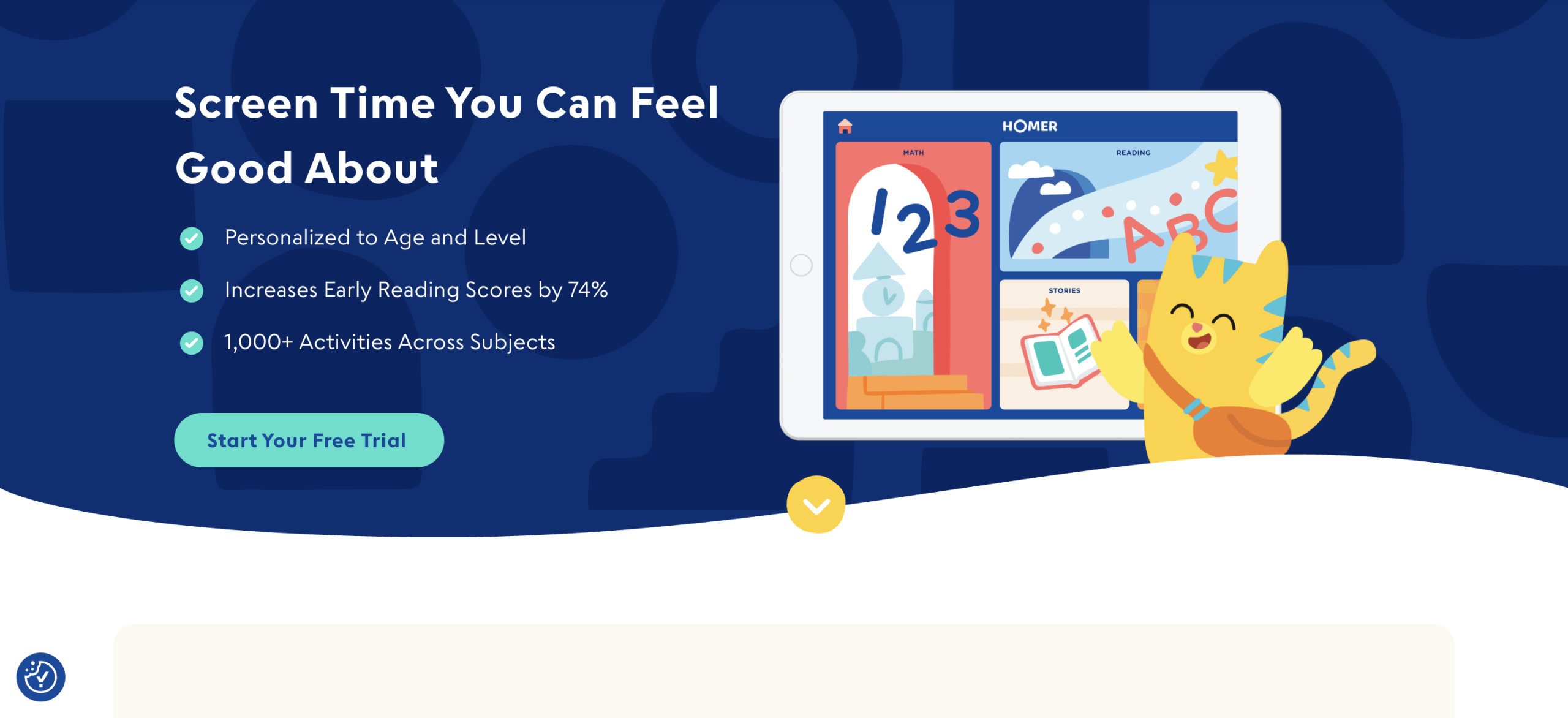Homer Reading Website for Kids