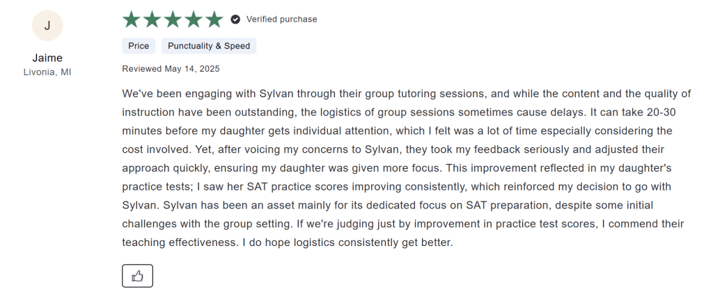 How does Sylvan tutoring work?