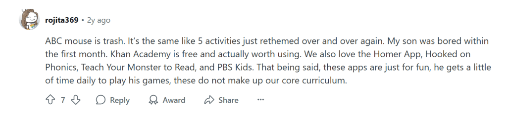 Hooked on Phonics reviews