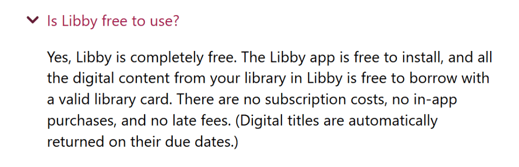 How much is Libby?