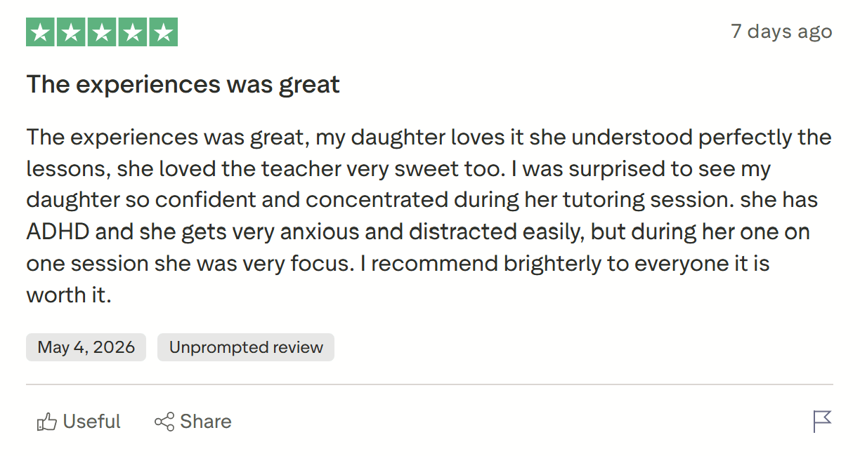 Brighterly reviews: Great option for 1:1 online tutoring