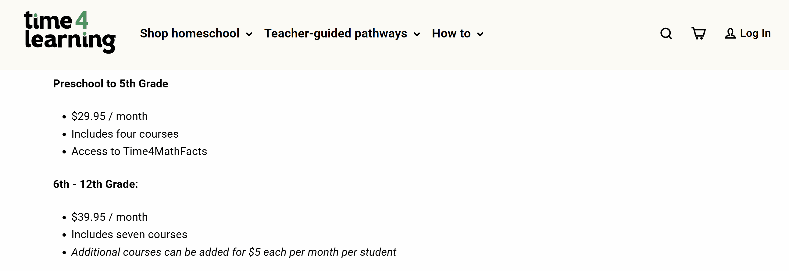 Time4Learning homeschool reviews: Is their pricing model fair?