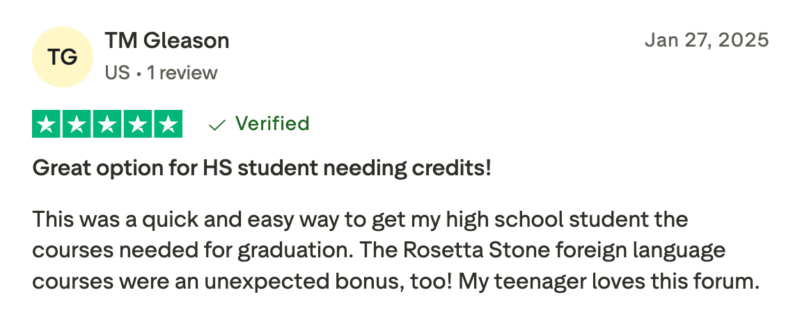 What users love about Time4Learning: