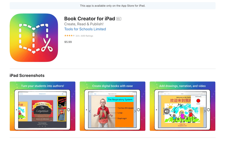 Book Creator: Pricing
