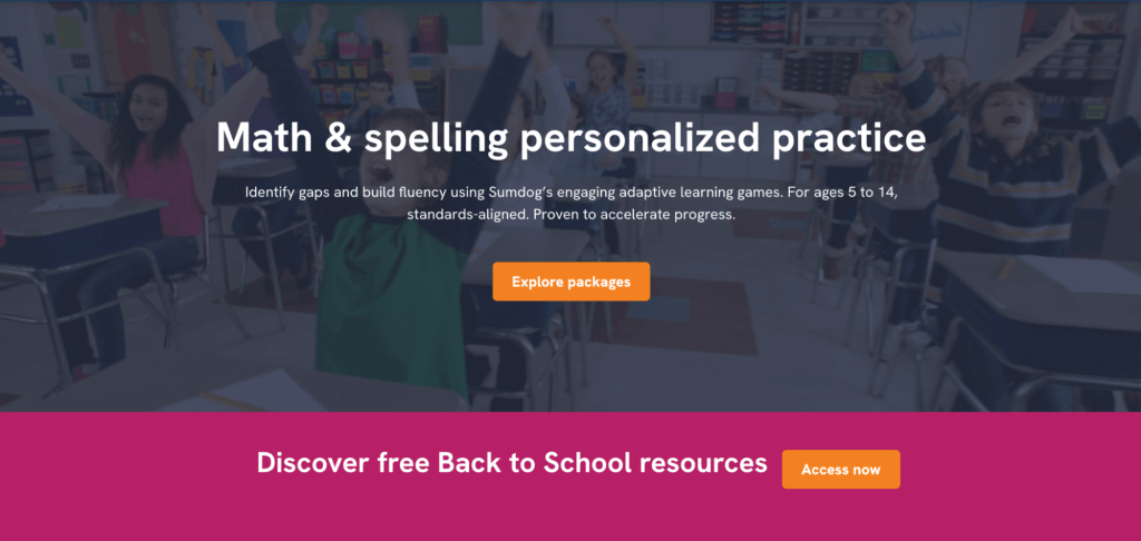 #5 Sumdog eLearning website