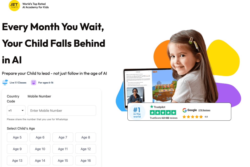 #2 JetLearn online education for kids