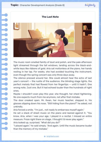 Character Development Worksheet 2