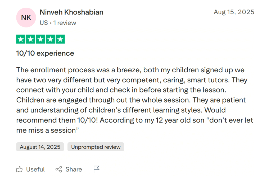 Expert, engaging, and caring tutors