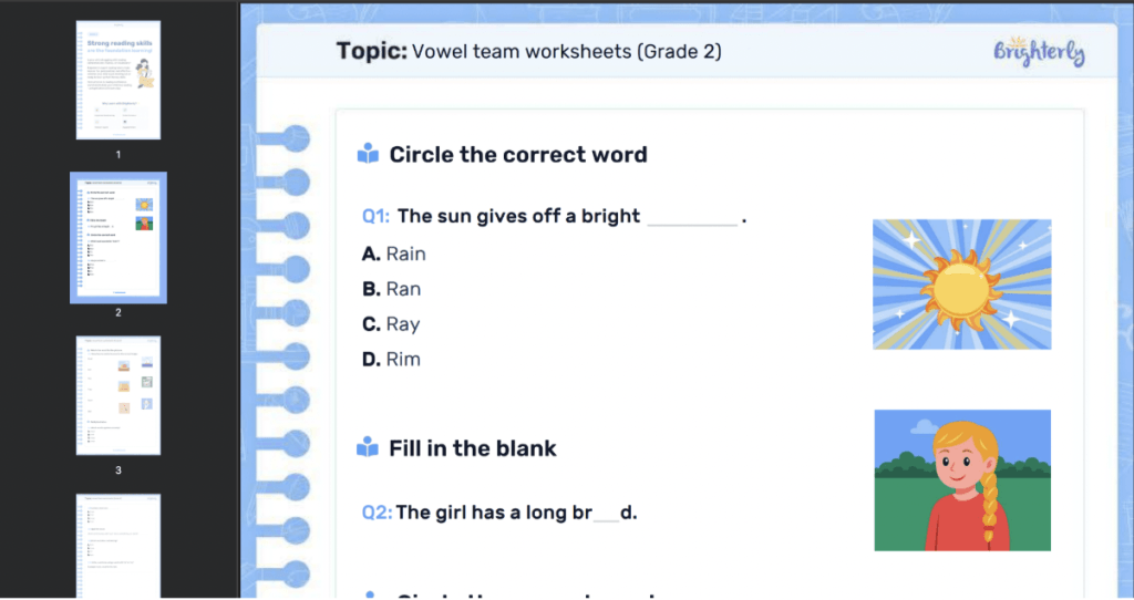 Brighterly’s key features
