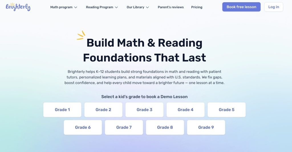 Brighterly: A professional tutoring upgrade to every reading app