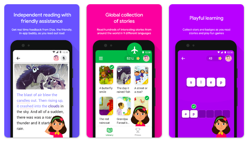 #1 Read Along by Google reading comprehension app
