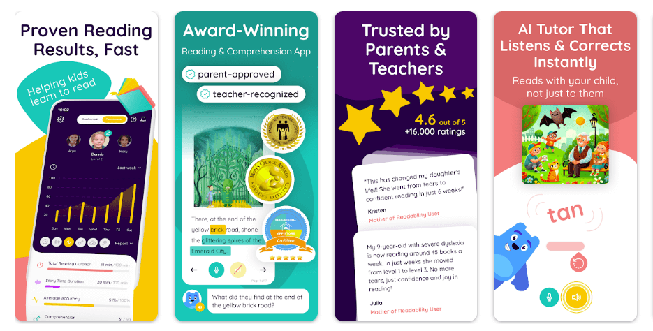 #3 Readability app for reading comprehension
